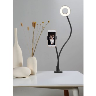 TOP LIGHT Neck C - LED lampička s klipom Neck C 5W, 3000-4500-6000K, 500lm, čierna