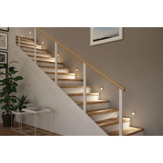 Paulmann 80000 - Orientačné LED svietidlo do steny Tsaro Follower 1W, 2700K, 80lm, matný chróm
