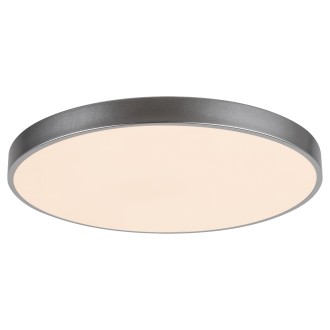 Rabalux 3317 - Stropné LED svietidlo Tesia 60W, 3000-6000K, 5000lm, Ø600, strieborná/biela + diaľkové ovládanie