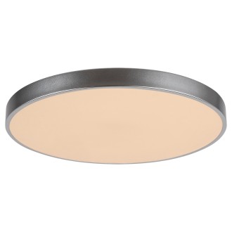 Rabalux 3317 - Stropné LED svietidlo Tesia 60W, 3000-6000K, 5000lm, Ø600, strieborná/biela + diaľkové ovládanie