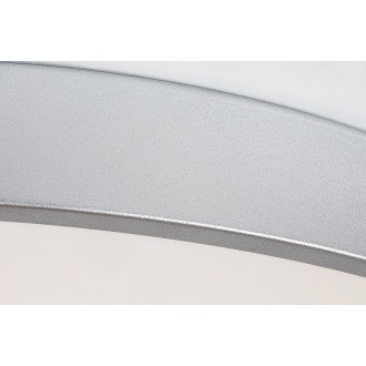 Rabalux 3317 - Stropné LED svietidlo Tesia 60W, 3000-6000K, 5000lm, Ø600, strieborná/biela + diaľkové ovládanie