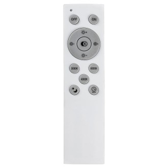 Rabalux 3317 - Stropné LED svietidlo Tesia 60W, 3000-6000K, 5000lm, Ø600, strieborná/biela + diaľkové ovládanie