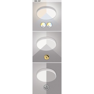 Rabalux 3317 - Stropné LED svietidlo Tesia 60W, 3000-6000K, 5000lm, Ø600, strieborná/biela + diaľkové ovládanie