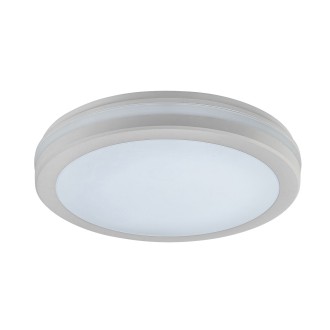 Rabalux 77036 - Vonkajšie stropné LED svietidlo Indre 28W, 3000/4000/6500K, 2600lm, IP54, Ø300, biela