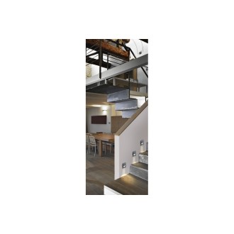 Azzardo AZ2767 - Orientačné LED svietidlo Sane 1W, 3000K, 85lm, 50x50, nikel