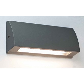 Greenlux GXPS073 - Vonkajšie orientačné LED svietidlo STEP 3,5 W, 4000K, 100lm, IP54, IK08, sivá/číre sklo
