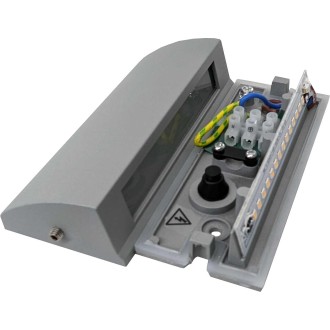 Greenlux GXPS073 - Vonkajšie orientačné LED svietidlo STEP 3,5 W, 4000K, 100lm, IP54, IK08, sivá/číre sklo