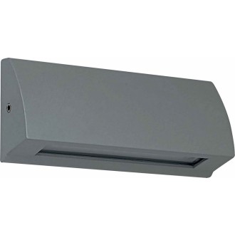 Greenlux GXPS073 - Vonkajšie orientačné LED svietidlo STEP 3,5 W, 4000K, 100lm, IP54, IK08, sivá/číre sklo