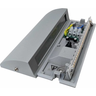 Greenlux GXPS076 - Vonkajšie orientačné LED svietidlo STEP 6W, 4000K, 220lm, IP54, IK08, sivá/číre sklo