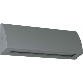 Greenlux GXPS076 - Vonkajšie orientačné LED svietidlo STEP 6W, 4000K, 220lm, IP54, IK08, sivá/číre sklo