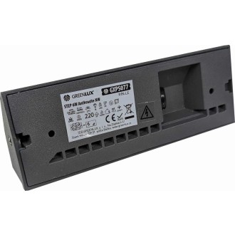 Greenlux GXPS077 - Vonkajšie orientačné LED svietidlo STEP 6W, 4000K, 220lm, IP54, IK08, antracit/číre sklo