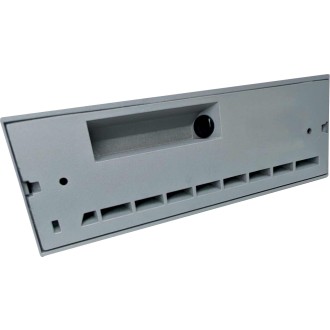 Greenlux GXPS079 - Vonkajšie orientačné LED svietidlo STEP 10W, 4000K, 850lm, IP54, IK08, sivá/číre sklo