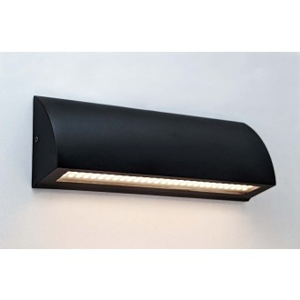 Greenlux GXPS080 - Vonkajšie orientačné LED svietidlo STEP 10W, 4000K, 850lm, IP54, IK08, antracit/číre sklo