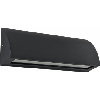 Greenlux GXPS080 - Vonkajšie orientačné LED svietidlo STEP 10W, 4000K, 850lm, IP54, IK08, antracit/číre sklo