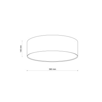 TK Lighting 3228 - Stropné detské svietidlo Rondo kids 4xE27, Ø380mm, ružová