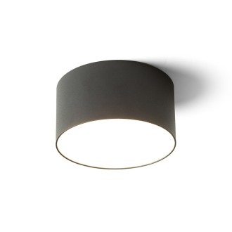 Rendl R13479 - Stropné LED svietidlo Larisa 10W, 3000K, 800lm, Ø116, čierna