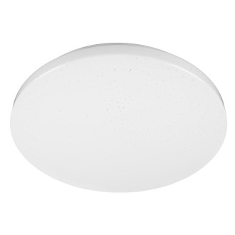 Lummax MATTY R - Stropné LED svietidlo MATTY R RC 48W, 3000-6000K, 3840lm, IP44, Ø475, biela / trblietavý efekt + diaľkové ovládanie