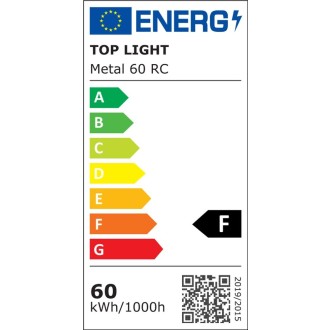 TOP LIGHT Metal 60B RC - Stropné LED svietidlo Metal 60W, 3000-6500K, 6000lm, Ø600, biela + diaľkové ovládanie