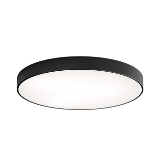 Temar CLEO 800 BLACK - Stropné svietidlo CLEO BLACK 6xE27, Ø800, čierna/sklo