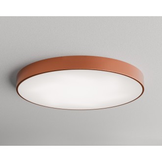 Temar CLEO 800 COPPER - Stropné svietidlo CLEO COPPER 6xE27, Ø800, meď/sklo