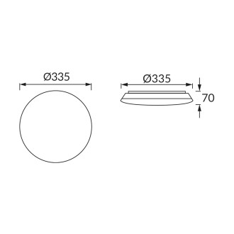 Strühm-Ideus 03645 - Stropné detské LED svietidlo KIDI LED DINO 20W, 4000K, 1300lm, Ø335, IP44, biela