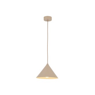 TK Lighting 10619 - Závesné svietidlo CONO SABIA 1xE27, Ø210, béžová