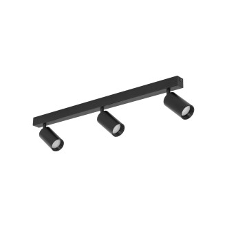 TK Lighting 10634 - Bodové svietidlo AMIS BLACK 3xGU10, čierna/zlatá