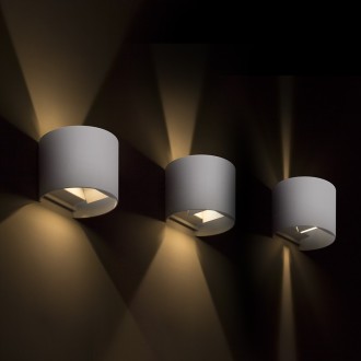 Rendl R13737 - Vonkajšie nástenné LED svietidlo Tito 2x3W, 3000K, 500lm, IP65, čierna