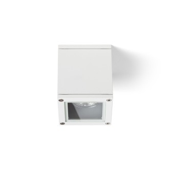 Rendl R13631 - Vonkajšie stropné svietidlo Keig 1xGU10, IP65, 86x86, biela