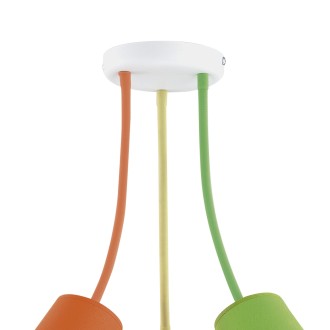 TK Lighting 2106 - Detské svietidlo Wire colour 3xE27, Ø700mm
